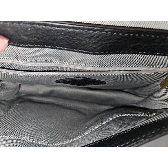 Fossil Wiley leather Saddle Bag Crossbody Black 9.5x8.5x4 - Picture 11 of 12